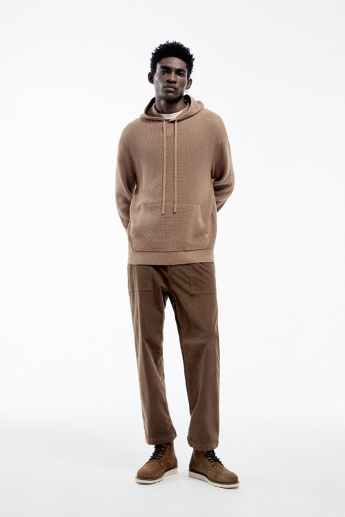 Pulover Capucha Estructura