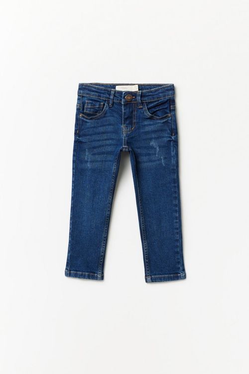 Jeans Cinco Bolsillos Reservado Trasero