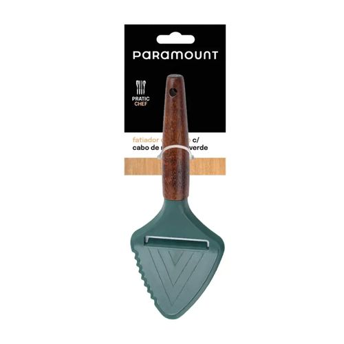 Cortador De Queso Mango De Madera Verde