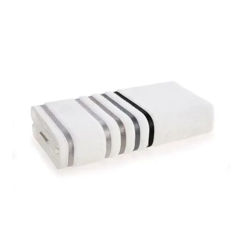 Toalla Rostro Lumina 48X80 Blanco/Gris