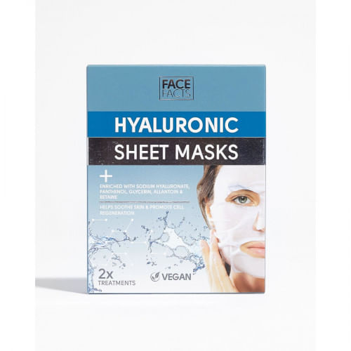 Face Facts Hyaluronic Sheet Mask 2 unidades