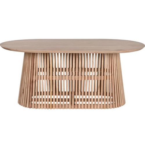 Mesa Ovalada Comedor Mindi 180X100X75 Natural