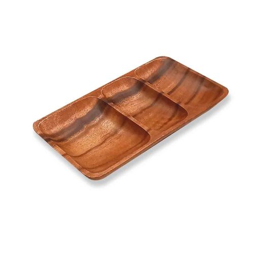 Copetinero Rect  3 Divisiones 25*14*2 5Cm Madera