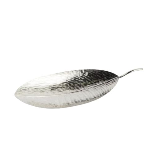 Hoja Centro Mesa Alargada  Silver