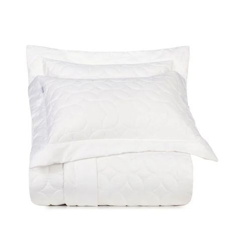 Juego  Cubrecama  3Pc Bordados En Satin 300 Hilos  Heritage  2,80M X 2,60M Blanco