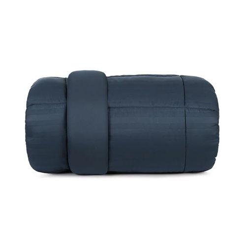 Edredón Tacto Satinado Toque De Pluma 2,60M X 2,40M Azul Horizonte