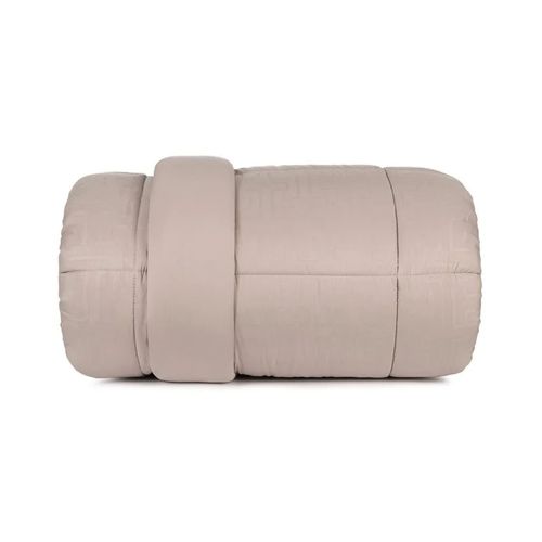 Edredón Tacto Satinado Toque De Pluma 1,70M X 2,40M Laberinto Champagne