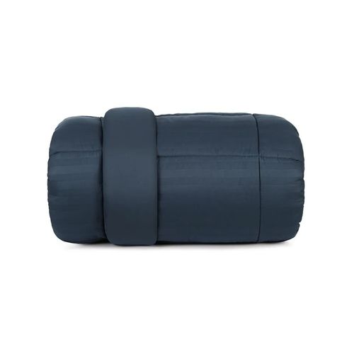 Edredón Tacto Satinado Toque De Pluma 1,70M X 2,40M Azul Horizonte