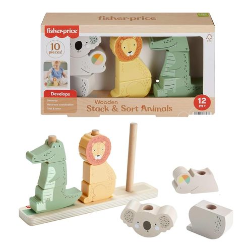 Animalitos Apilables De Madera