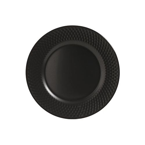 Plato De Sitio Black Matte 34 Cm