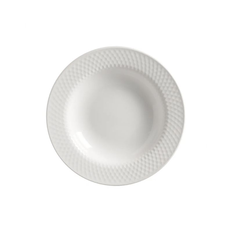 Plato%20Hondo%20Satin%20Blanco%20Matte%2025%20Cm