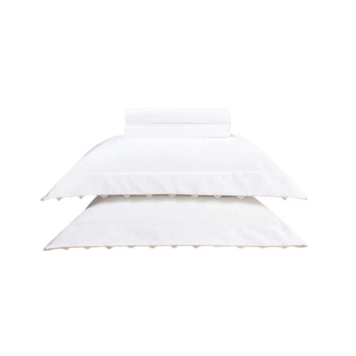 Juego De Sábanas 4Pc Esplendor 2,50M X 2,60M Blanco