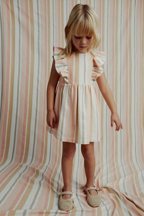 Vestido Rustico Rayas