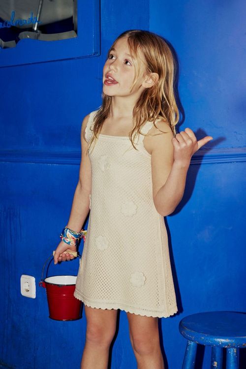 Vestido Tricot Calado