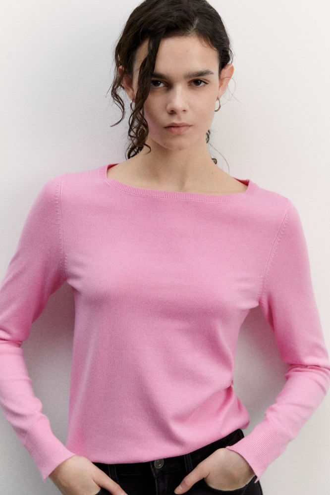 Pulover%20Liso%20Cuello%20Barco