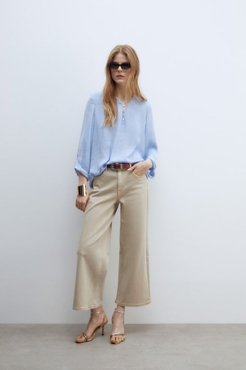 Blusa Fluida Botones