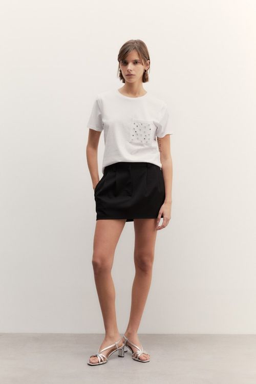 Remera Bolsillo Brillos