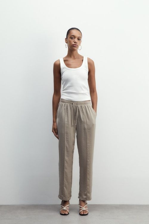 Pantalon Fluido Liso