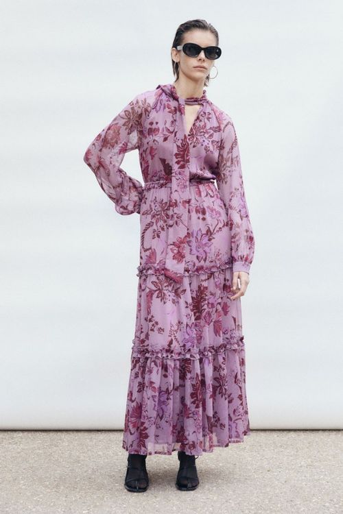 Vestido Largo Estampado