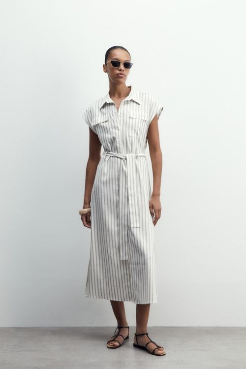 Vestido Raya Tejida