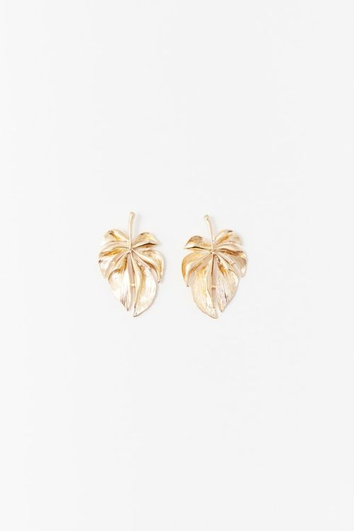 Pendientes Hojas Metal