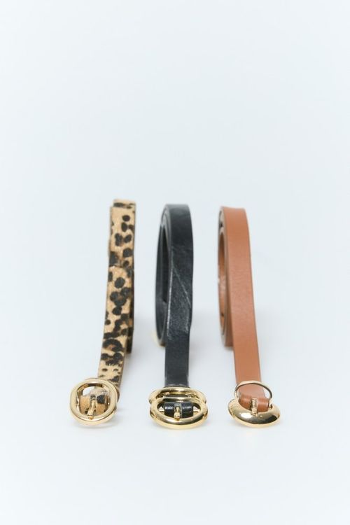 Set Cinturones Leopardo