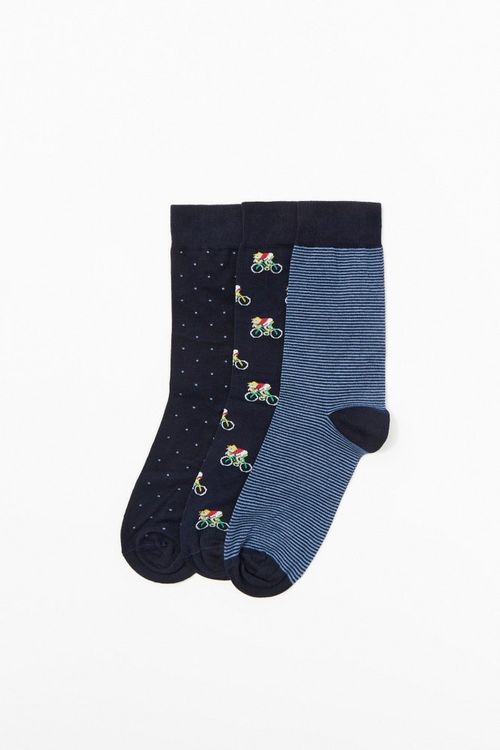 S Pack 3 Medias Bikers