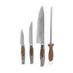 Cuchillo%20C%20Afilador%204Pzs%20Mango%20Natural