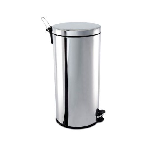 Basurero C/Pedal Y Depósito Galvanizado Ø30X64Cm 30,0L