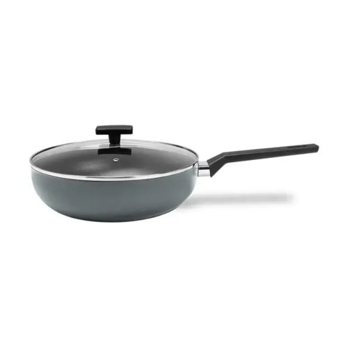 Wok Ø28Cm C/Tp 3,55L Preserve-Gris