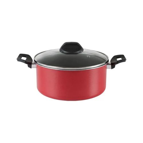 Olla C/Tapa Ø22Cm 3,40L Rojo