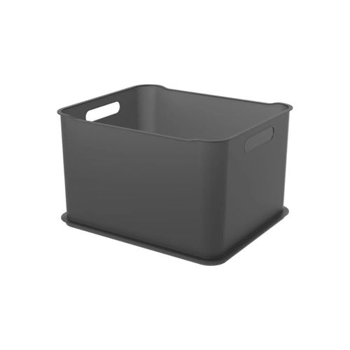 Canasta Fit Ultra De Plastico 22,2L - 38 X 32 X 23 Cm - Gris Oscuro
