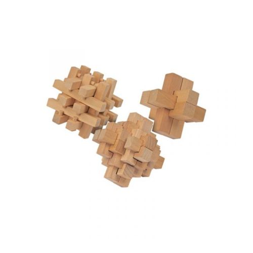 Set De Rompecabezas De Madera