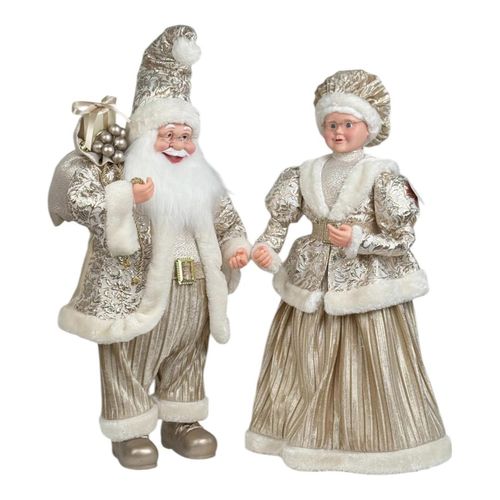 Juego Santa/Mama Santa Decor  2Pz 30X22.5X60Cm