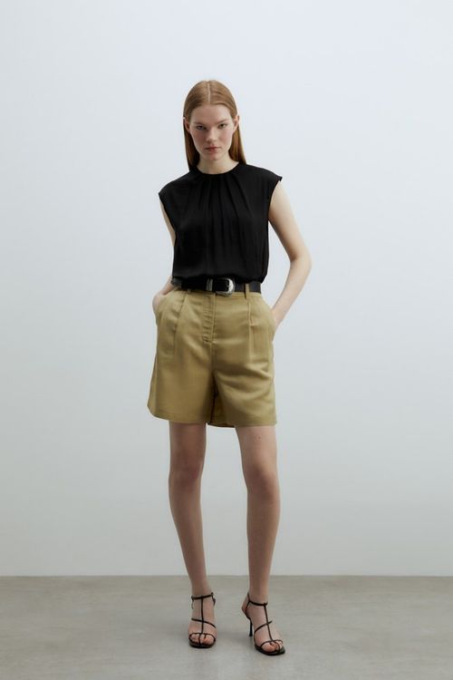 Blusa Fluido Pliegues