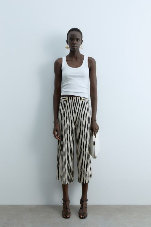 Pantalon Fluido Estampado Boto