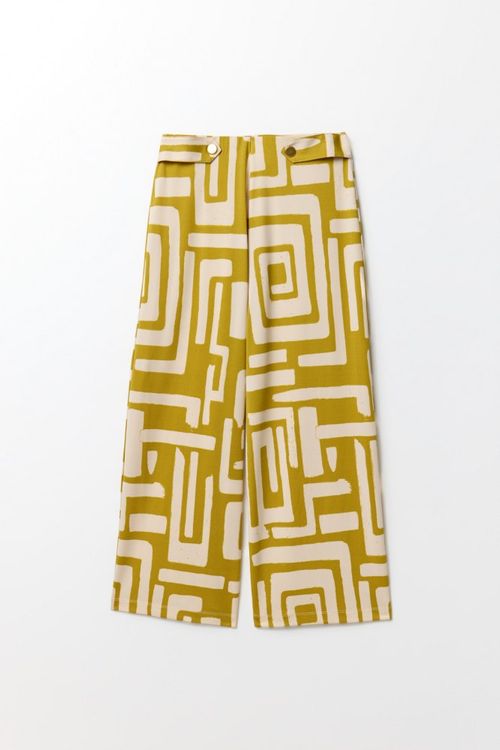 Pantalon Fluido Estampado Boto