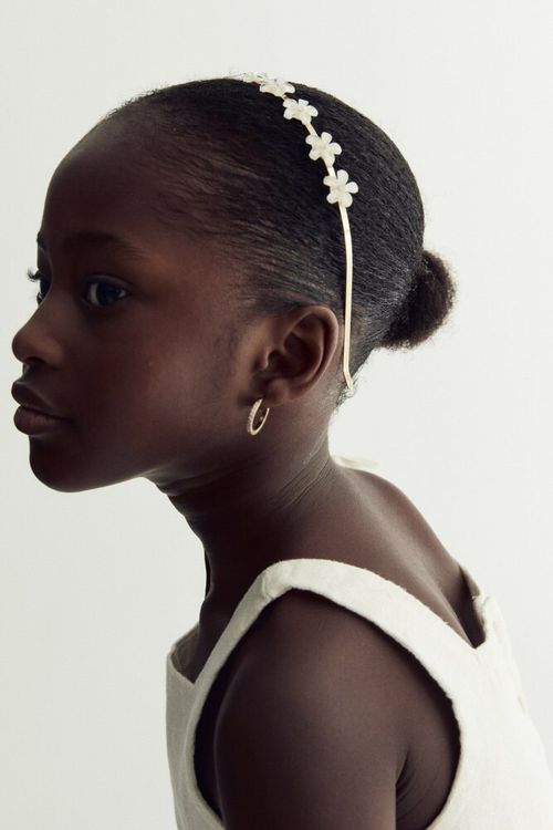 Diadema Metalica Flores