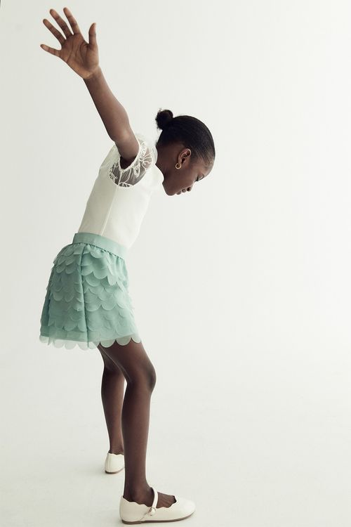 Body Mangas Tul Con Bordados