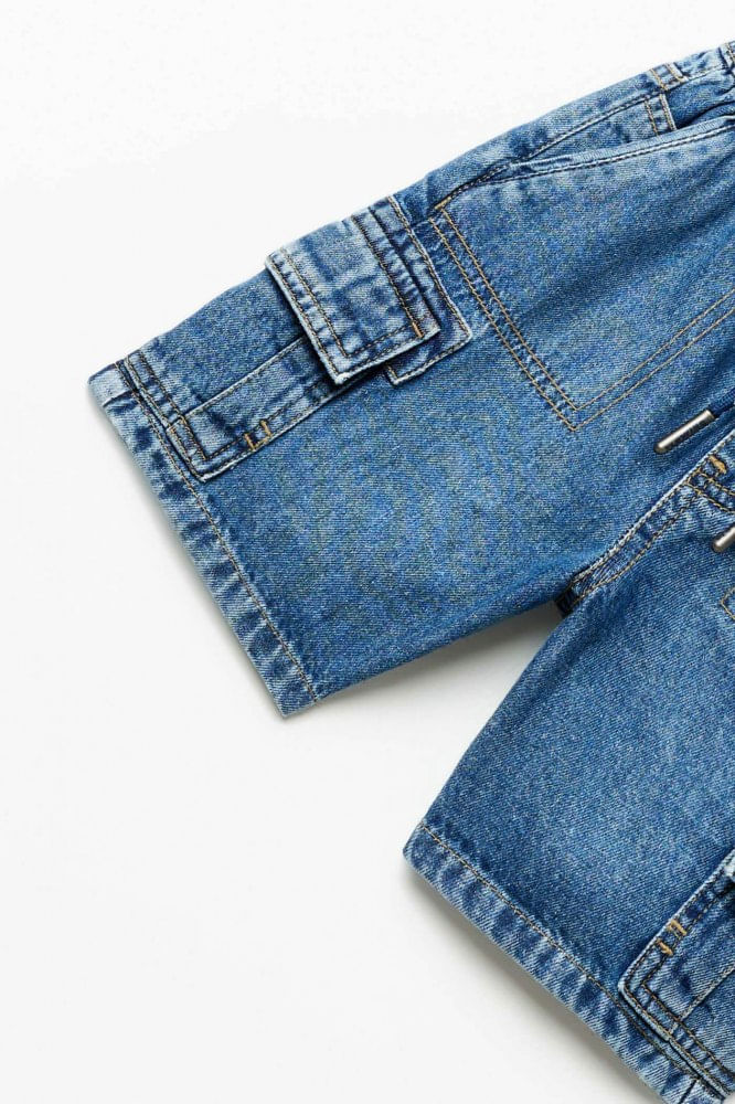 Bermuda%20Denim%20Cargo%20Cintura%20Goma