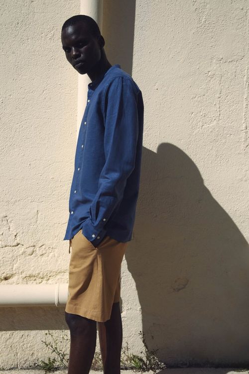 Camisa Camisa Mao Lino