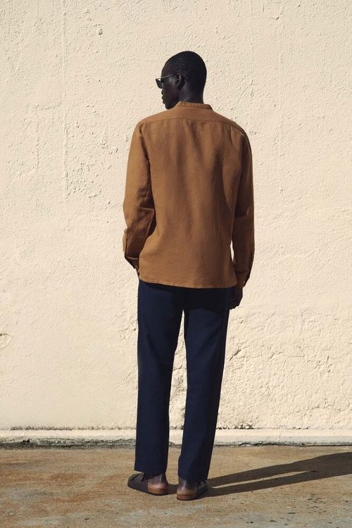 Camisa Camisa Mao Lino