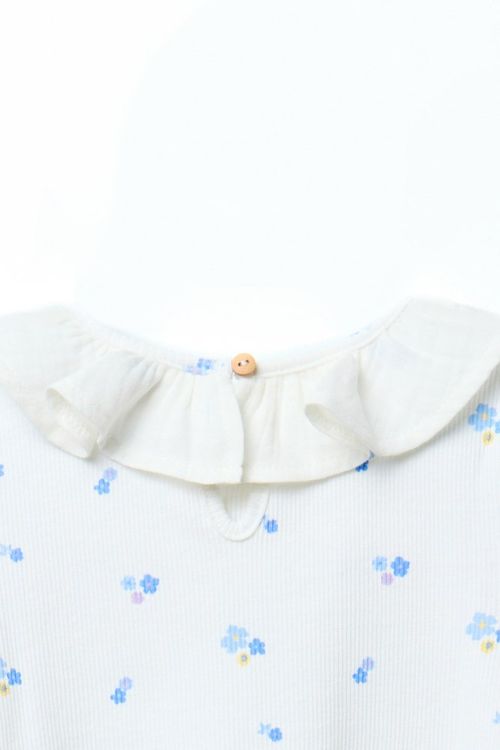 Remera Rib Aop Cuello Bambula