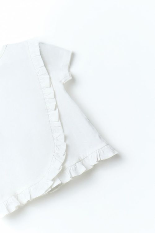 Remera Pececitos Volante Espalda