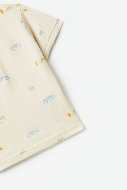 Remera Polo Mc Estampado Cuello Tirilla