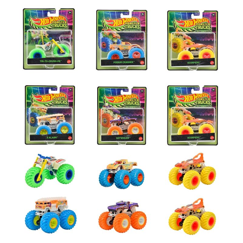 Monster%20Trucks%20Auto%20Sorpresa%20Glow%20In%20The%20Dark%20Escala%201%3A64