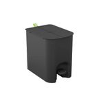 Basurero%20Borboleta%20Con%20Pedal%2012L%20Nero%2BVerde