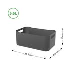 Canasta%20Grande%20De%20Plastico%205%2C4L%20%2030%2C5%20X%20X%2018%2C5%20X%2012%20Cm%20Fit%20Gris%20Oscuro