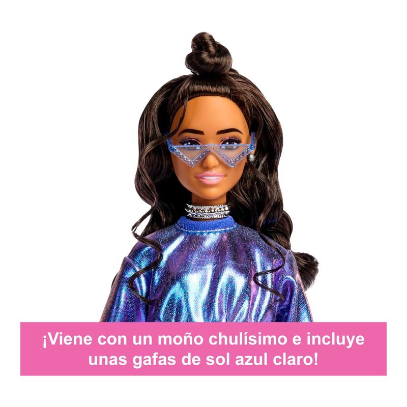 Barbie%20Estilo%20De%20Lujo%20Vestido%20Met%C3%A1lico%20Azul