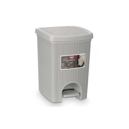 Basurero  Elegance Stone Gris 20 Lt